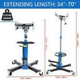 thumbnail image 6 of PRIJESSE Transmission Jack 3/4 Ton Hydraulic 1660 LBS High Lift Floor Jack Stand Blue, 6 of 6