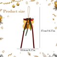 thumbnail image 2 of Christmas Door Handle Hanging Ornament, Festive Xmas Door Knob Hanger, Seasonal Wreath‑Style Decor for Front Door & Home Entryway, Rustic Farmhouse Christmas Tree Decorations 1Pc,Orange, 2 of 7