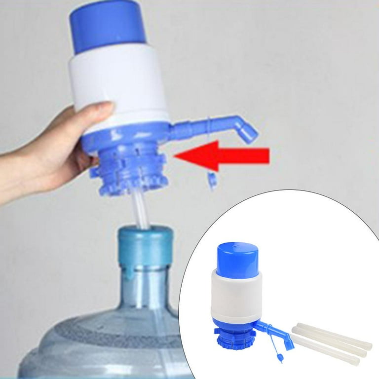 Water dispenser manual pump for bottles and canister container - Cablematic