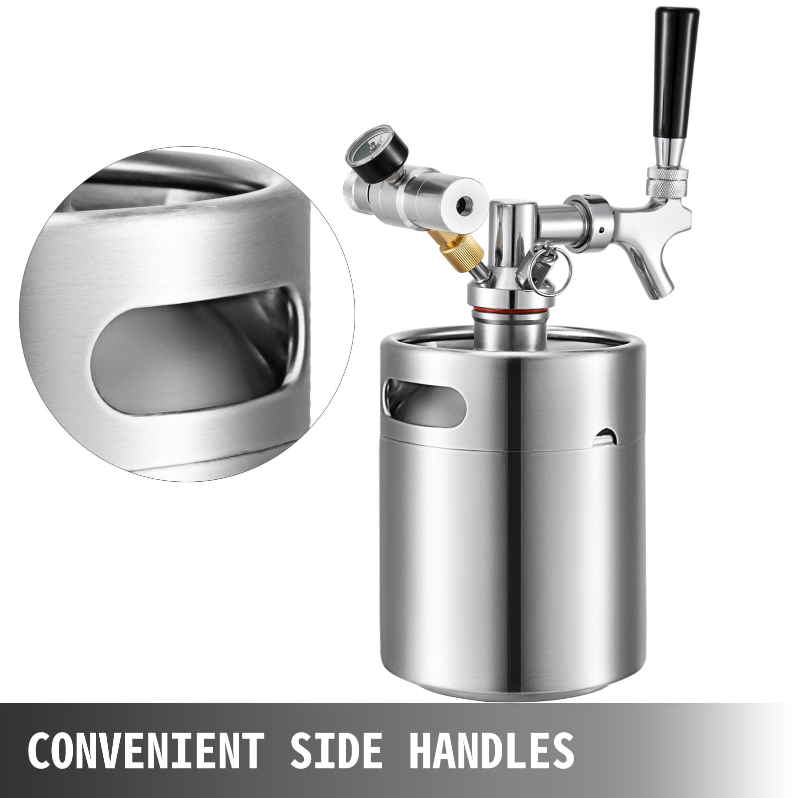 Details about   Beer Dispenser Mini Keg Tap Dispenser Stainless Steel for Beer Keg Growler USA 