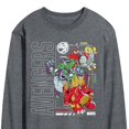 thumbnail image 3 of Marvel The Avengers - Mech Schematic - Adult Long Sleeve Graphic T-Shirt, 3 of 5
