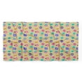 thumbnail image 5 of Bimba Beige Donut & Text Pure Silk Printed Head Bandanas Summer Neck Wrap Scarf 40 x 80 Inches, 5 of 6