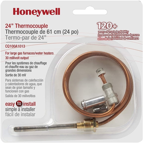 Honeywell CQ100A1013/U Not Available CQ100A1013 24-Inch Replacement Thermocouple for Gas Furnaces, Boilers and Water Heaters, quot