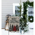 thumbnail image 5 of Merry Christmas Garden Flags for Outside Decoration, Warercolor Xmas Trees Small Yard Flag, Seasonal Farmhouse Winter Holiday Outdoor Decor 12.5x18 Vertical Double Sided, 5 of 6