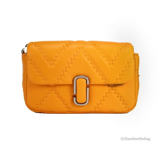 Marc Jacobs The J Marc Mini Scorched Quilted Leather Convertible Shoulder Bag