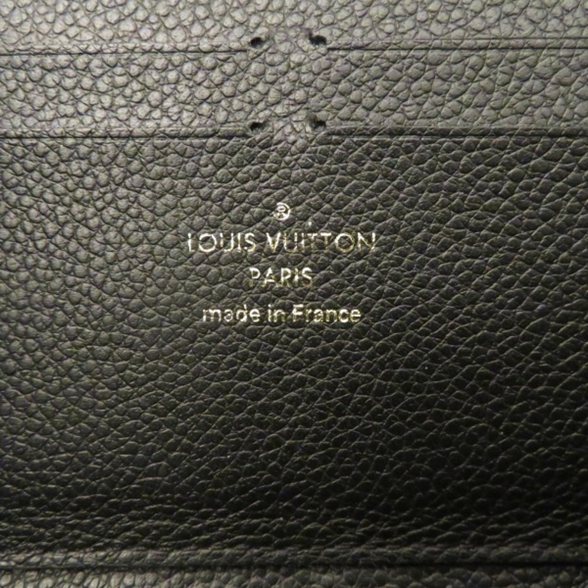Auth Louis Vuitton Monogram Empreinte Portefeuille Clemence M60171