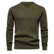 thumbnail image 4 of Suéter de cuello redondo de moda para hombre, pequeño, a cuadros, de otoño, suelto, de punto, de algodón, de manga larga, para hombre, 4 of 6