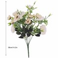 thumbnail image 2 of Ramo de flores artificiales Fotografía Prop Simulación Decoración floral Fiesta de bodas Flor falsa, Blanco Monstrate HA8205-05B, 2 of 6
