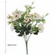 thumbnail image 2 of Ramo de flores artificiales Fotografía Prop Simulación Decoración floral Fiesta de bodas Flor falsa, Blanco Advancent HA8205-05B, 2 of 6