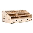 thumbnail image 1 of DIY Pigment Rack Convenient Removable Pigments Holder Large Capacity Wood Paint Organizer for Model Parts Pencils Pen DIY Tools, 1 of 7