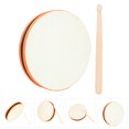 thumbnail image 3 of Shisuyan Hand Percussion Instruments Mini Drum White Wood 1 Set 7.86X7.86X1.38in, 3 of 8