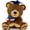 Blue, variant on MorisMos Graduation Teddy Bear Plush Toy, Soft Graduation Gift Stuffed Bear with Cap, Bow Tie & “You Did It!” Message