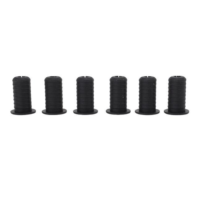 6 PCS Cable Routing Kit, Satellite Cable Grommet Set Rubber Grommet 7mm Hole Diameter 3/4in Outer Diameter Wall Grommet Wall Cable Pass Through for Projects Or Repairs