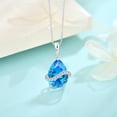 thumbnail image 4 of Inpasne Teardrop Necklace for Women 925 Sterling Silver Aquamarine Pendant March Birthstone Jewelry Gifts for Her, 4 of 6