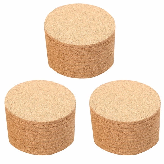 30PC Cork Wood Drink Tea Coffee Cup Mat Table Decor Bottle Tableware