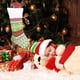 thumbnail image 5 of Medias de punto de Navidad, paquete de 2, calcetines clásicos de punto con cable, regalos y decoraciones Afortunado Sencillez, 5 of 5