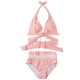 thumbnail image 1 of Mujeres verano moda vendaje sólido tanque Sexy dos piezas Bikini traje de baño Fridja  nalpqowj50720, 1 of 6