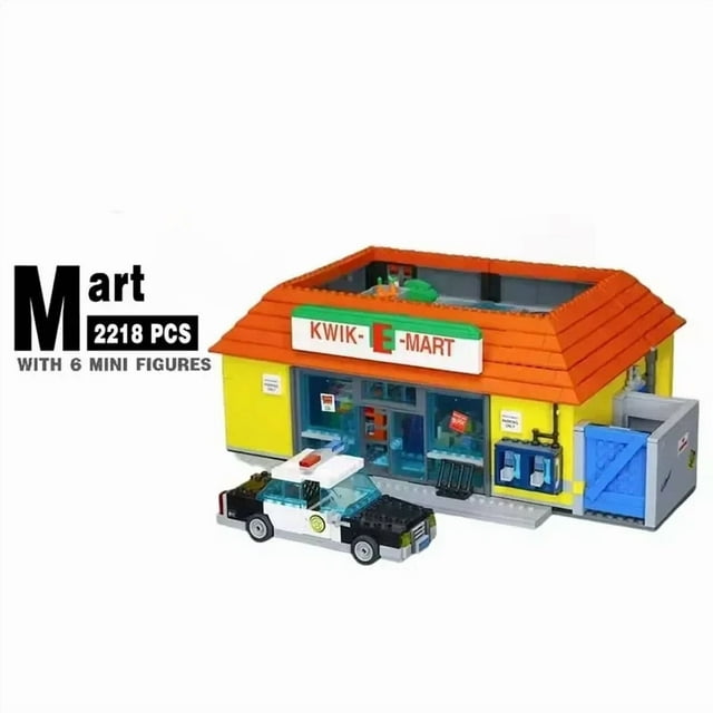 In Stock 71016 16004 Kwik-E-Mart Building Blocks Bricks Model 2179PCS For Children Christmas Birthday Gifts