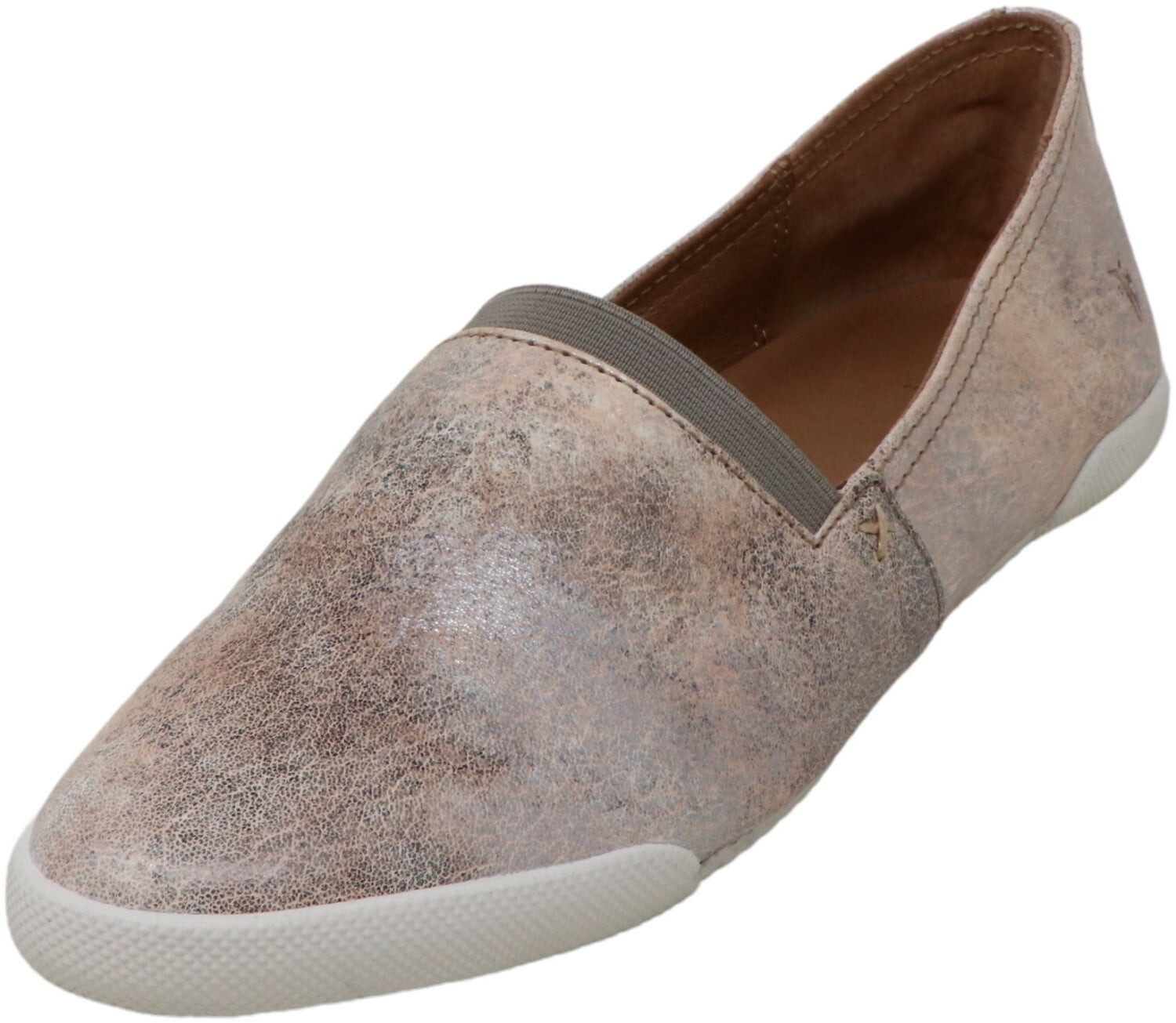 frye leather slip on shoes