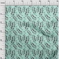 thumbnail image 3 of oneOone Polyester Lycra Sky Blue Fabric Leaves Craft Projects Decor Fabric Printed By The Yard 56 Inch Wide, 3 of 6