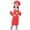 Red, variant on Tank Tops for Girl Printed Artist Aprons Smocks Long Sleeve Girls Athletic Tops,Red,M