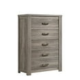 thumbnail image 2 of Roundhill Furniture Floren Contemporary 5-Drawer Chest, 2 of 5