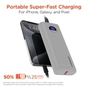 HyperGear 20000mAh 35W PD W/Digital Power Bank Grey