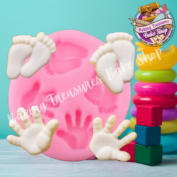 Baby Handprints & Footprints Silicone Mold  #2