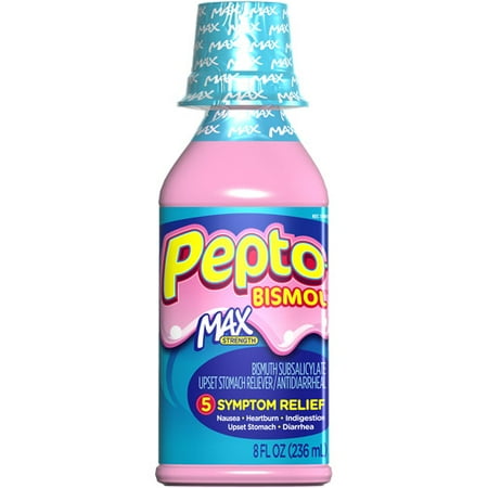 Pepto-Bismol Maximum Strength Liquid, 8 fl oz - Walmart.com
