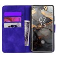 thumbnail image 7 of Feishell Flip Wallet Case for Samsung Galaxy S24 Ultra, Magnetic Clasp Folio Shockproof Embossed Pattern PU Leather Magnetic Clasp Folio Protective Phone Cover with Kickstand & Card Slots,Purple, 7 of 7