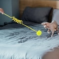 thumbnail image 3 of 3 Packs Self Playing Cat Toy with Teaser Stick Interactive Hanging Ball Elastic Rope Adjustable Length for Indoor Cats Window Door Cats Tree Exercise Hunting Jumping Climbing Fun Pet Toys, 3 of 5