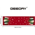 thumbnail image 6 of Christmas Table Runner 13x48 Inch, Xmas Trees Snowflakes Holiday Decorative Farmhouse Table Decoration for Kitchen Dinning, Indoor Outdoor Dinner Party Decor (Red) GT150-48, 6 of 6