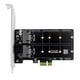 thumbnail image 4 of Tarjeta de expansión M.2 SATA a PCIE Tarjeta de matriz de disco dual RAID Soporte útil SSD M.2, 4 of 9