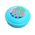 thumbnail image 3 of Xingzhi LED Bluetooth Speaker Bathroom Shower Waterproof Portable Wireless Speaker Round Shape Rechargeable Blue, 3 of 7