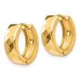 thumbnail image 2 of 14k Yellow Gold Hinged Hoop Earrings Round, 2 of 8