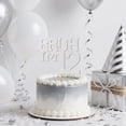 thumbnail image 3 of Cake Topper Sacguguber Silver Glitter Brush I'm 10 Birthday, 3 of 7
