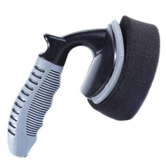 IBASETOY Rim Brush for Car Detailing Car Tyre Waxing Curved Assorted Color 1 Set