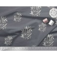 thumbnail image 3 of Soimoi Silk Fabric Leaves & Floral Block Decor Fabric Printed Yard 42 Inch Wide, 3 of 3