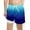 Blue, variant on Bjutir Boys Swim Trunks With Compression Liner Fashion Casual Stretch Gradient Swim Shorts Boys Swimsuit Black Size 10-12 Years