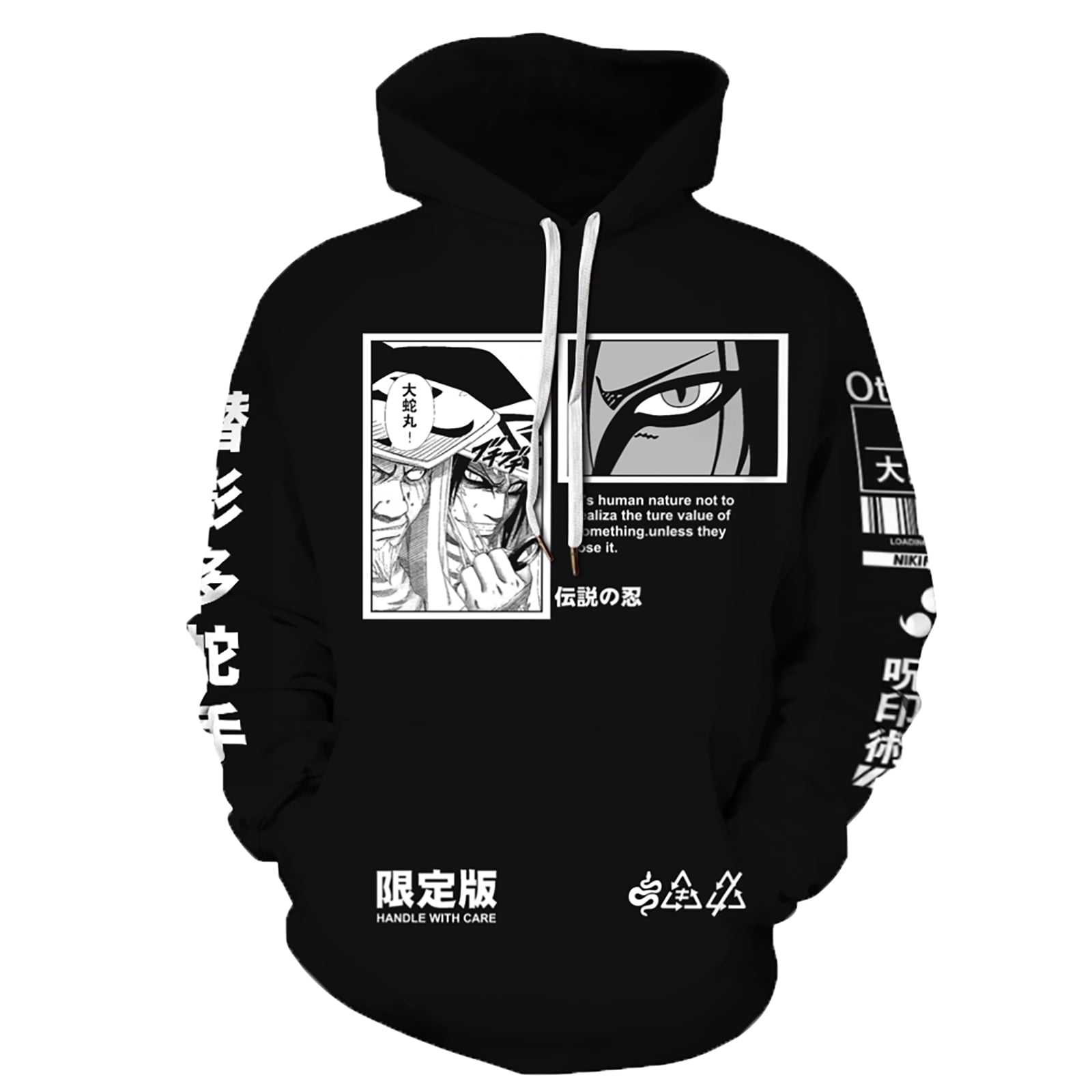 NARUTO Hoodie Costume Pullover Couple Autumn Hoodie Baseball Uniform