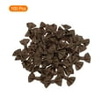 thumbnail image 3 of 100pcs Dark Brown Bow Ties 1.5" x 1" Mini Bowknot for Crafting Little Satin Bows Bulk DIY Sewing Scrapbooking, 3 of 5
