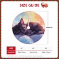 thumbnail image 2 of Sikiie Colorful Cloud Sleeping Cat Nativity Christmas Tree Skirt, Jesus Christian Winter Holiday Tree Mat Decoration(30-48IN), 2 of 6