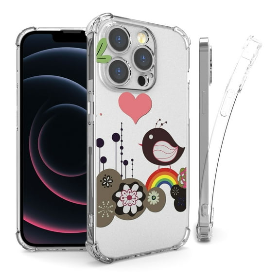 Flex Gel Camera Cover Designed For Apple iPhone 14 Pro 6.1" Case Transparent Clear