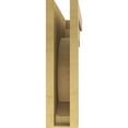 thumbnail image 4 of 6"W x 24"D x 24"H Thin Emerson Rough Cedar Woodgrain TimberThane Corbel, Primed Tan, 4 of 6