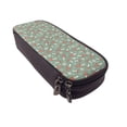 thumbnail image 6 of Lsque Retro Hippie Groovy Mushroom Printed Big Capacity PU Leather Pencil Case Large Pencil Pouch Stationery Pen Bag Pencil Holder for Teen, 6 of 6