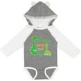 thumbnail image 3 of Inktastic My Mimi Loves Me Grandson Dinosaur Boys Long Sleeve Baby Bodysuit, 3 of 5