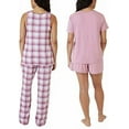 thumbnail image 5 of Eddie Bauer Womens 4-Piece Pajama Set Size: M, Color: Tea Rose, 5 of 7