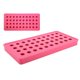 thumbnail image 4 of Molde para hacer bolas de hielo de silicona con 40 agujeros, bandeja para cubitos de hielo, molde para accesorios de barra de fiesta, color rojo rosa, 4 of 5
