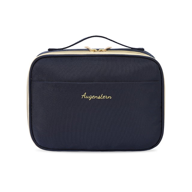 Bolsa de cosméticos a prueba de agua Girls Toalla de toalla de aseo Dispensador de botella Dispensador Bolsa de maquillaje Holder Organizador Hogar Vacaciones Azul Oscuro Noticed HA010958-03