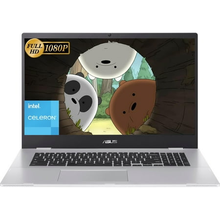 ASUS 17.3" FHD Chromebook Laptop, Intel Celeron N4500, 4GB RAM, 64GB eMMC, Chrome OS